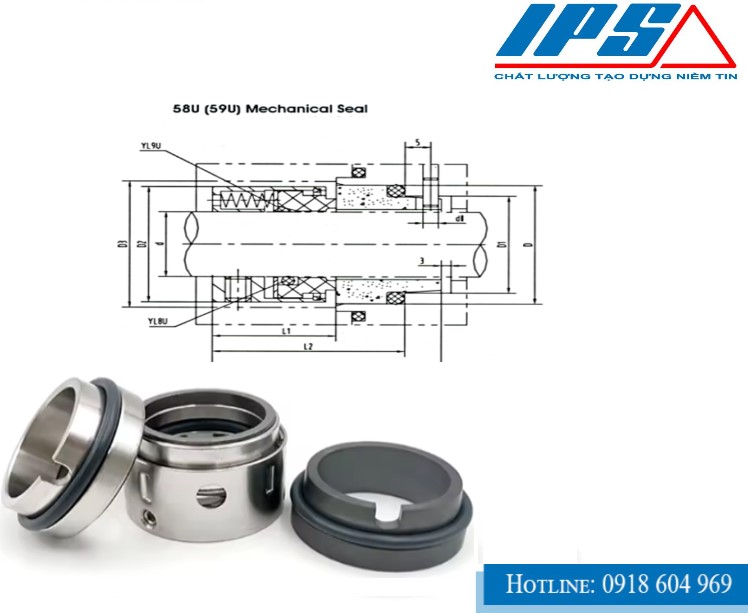 Phớt- cơ -khí- bơm -58U(59U)